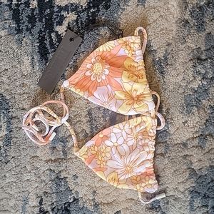 Beautiful velvet floral string top